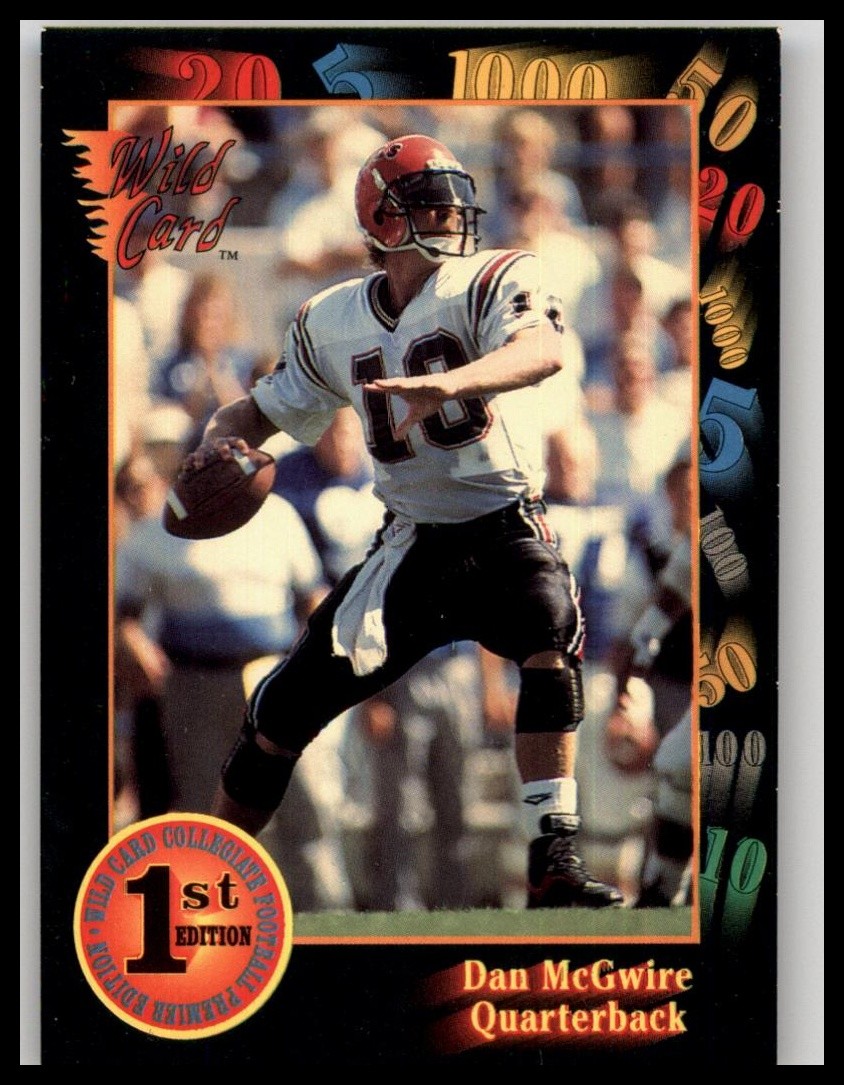 1991 Wild Card Draft #111 Dan McGwire