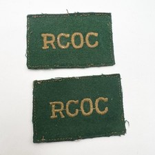 Genuine WW2 RCOC 4th Canadian Armoured Division Formation Signs