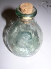 VINTAGE Green Blown Glass Fly/Wasp Catcher Insect/Bug Trap with cork — photo 3