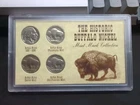 Buffalo Nickel Historic Mint Mark Collection 4 Coins in Clear Case
