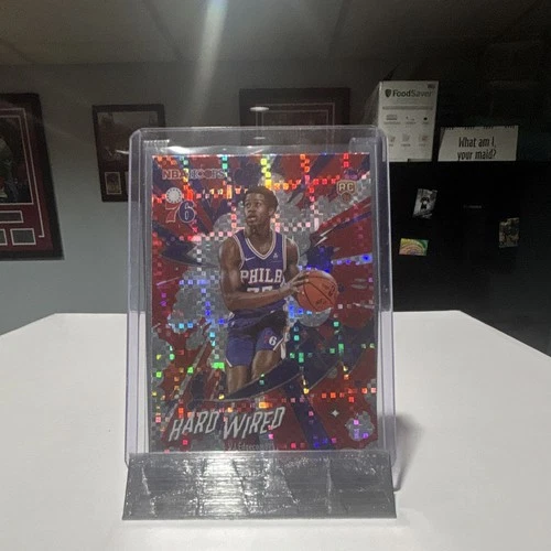 Topps 2026 NBA Hoops Hard-Wired VJ Edgecombe HW-23 RC Insert 76ers Light Burst