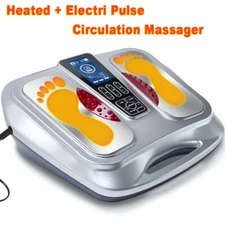 TENS EMS Foot Circulation Massager w/Heat for Neuropathy Feet Blood Circulation