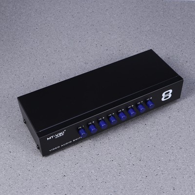 Audio Composite 8 In 1 Out Audio Switch Box Audio TV Bar