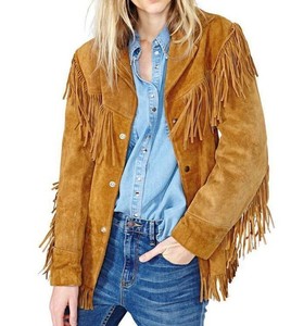 tan suede womens jacket