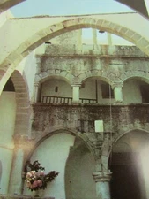 Vintage St John Theologian Monastery Patmos Greece Postcard 52506