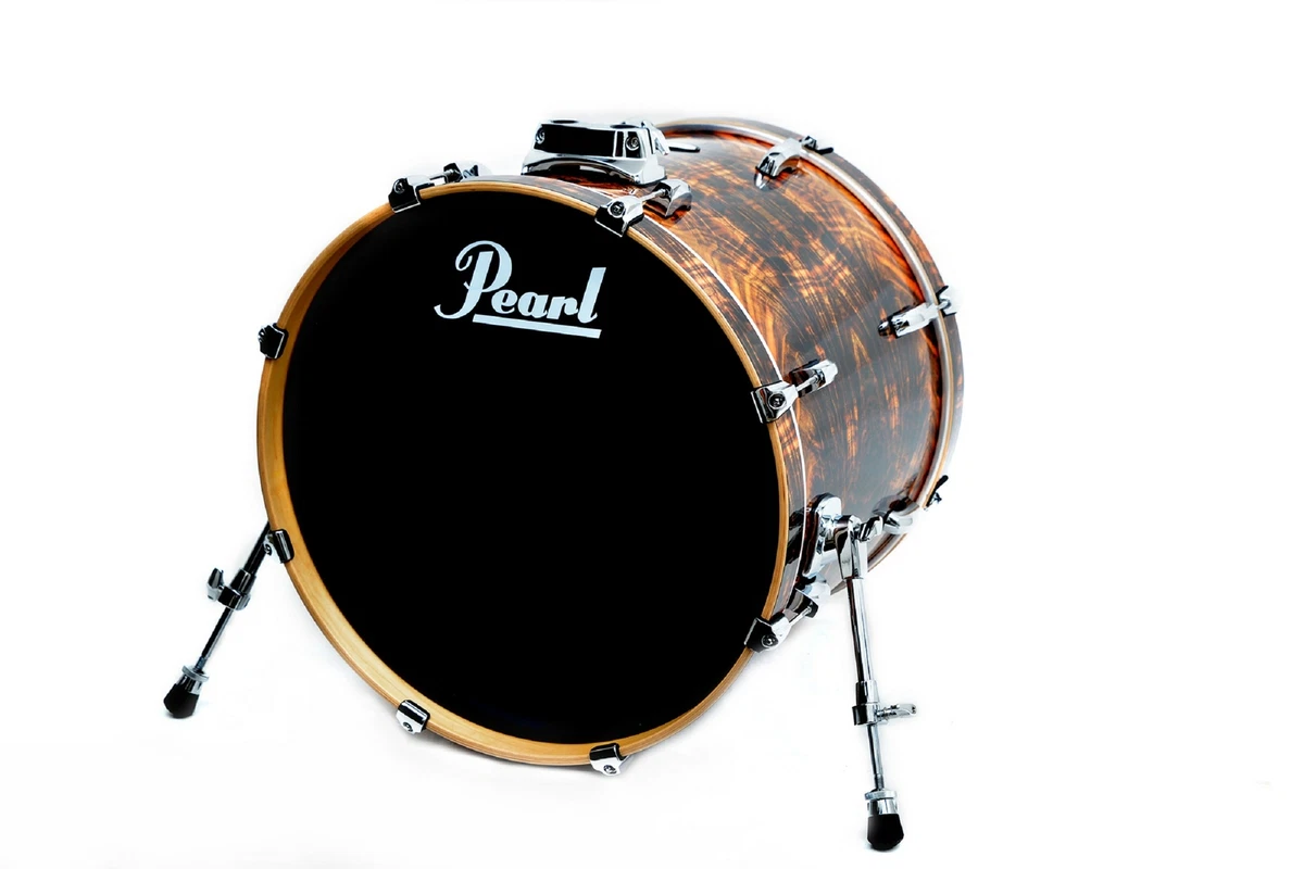 Pearl Vision VML 22x18 Bass Drum w BB300 Feather Walnut