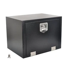 24"X18"X18" Trailer Storage Steel Underbody Truck Bed ToolBox w/ T-Handle Latch
