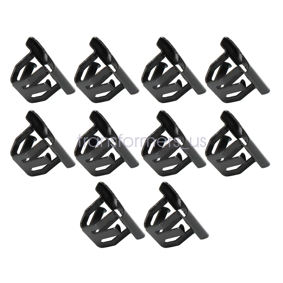 10 peças para 1999-2005 GMC Sierra Envoy Cadillac Escalade clipes de tampa de para-choque dianteiro - Imagem 2 de 4