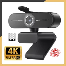 4K UHD Autofocus Webcam USB W/Microphone EMEET C60E Streaming Camera