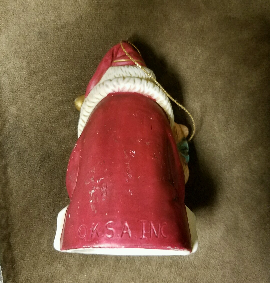 Christmas Santa Merry Christmas Bell Ornament KSA Inc. eBay