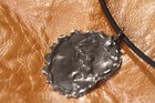 Neon Genesis EVANGELION .925 Sterling Silver Adam Embryo Pendant rubber cord — photo 2