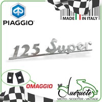Heck Halterung Rahmen Schriftzug Emblem Fregio FüR Vespa Super 125 1965-1969