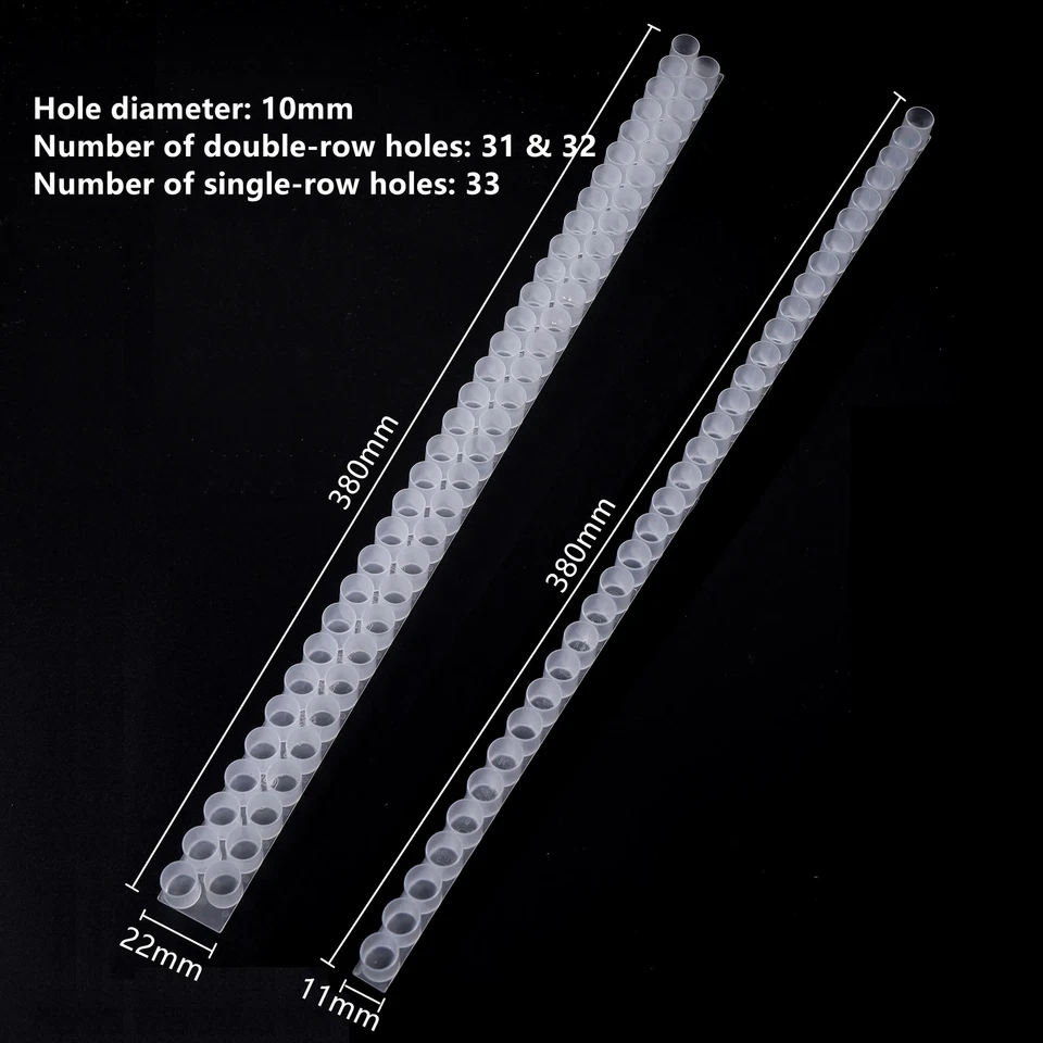 50Pc Single/Double Row Collect Bee Milk Pulp Royal Jelly Strip Sheet Bar Plastic - Image 2 of 4