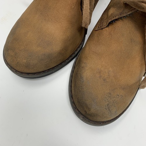 Indigo by Clarks Damen braun abgenutzte Leder Holz Absatz Stiefeletten, Größe 7,5, - Bild 5 von 12