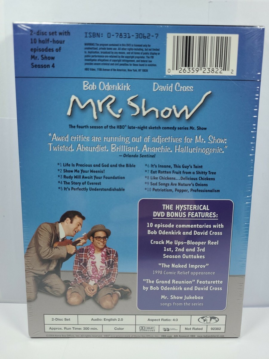 Mr. Show: Complete Fourth Season (DVD, 2004, 2-Disc) NEW