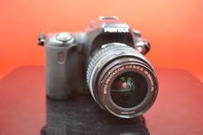 Pentax ist DL 6.1 MP Digital SLR Camera Black Kit w/ DA AL 18-55mm Lens Tested 