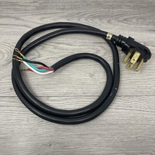 Certified Appliance Accessories 4 Ft 4-Pront Range Power Cord - 40 Amp