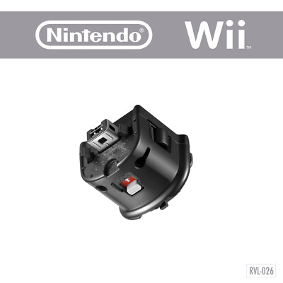 Motion Plus Adapter RVL-026 (schwarz) ORIGINAL Nintendo Wii für Remote Sensor