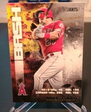 2020 Topps Stadium Club Mike Trout Bash and Burn Insert Card No. BAB-2 Angels 