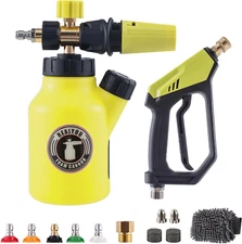 Pressure Washer Gun with Foam Cannon, Car Wash Kit