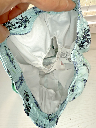 DISNEY STORE STITCH BOYS YOUTH 5 / 6 SWIM TRUNKS PALM TREES - Picture 6 of 7