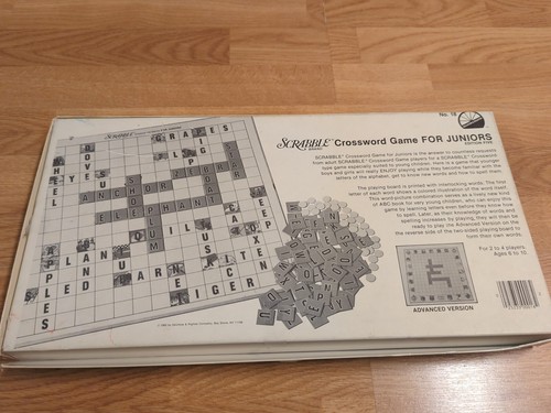Vintage Scrabble for Juniors Crossword Board Game Selchow & Righter Edition 5 - Picture 10 of 10