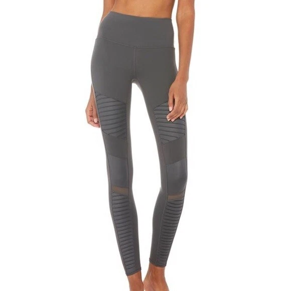 alo-yoga well worn high waisted moto leggings