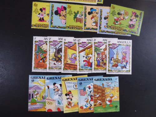 Disney, Sortiment mit 178 Marken, meist **/MNH, nur Kurzsätze, keine kpl. Ausg. - Bild 7 von 14