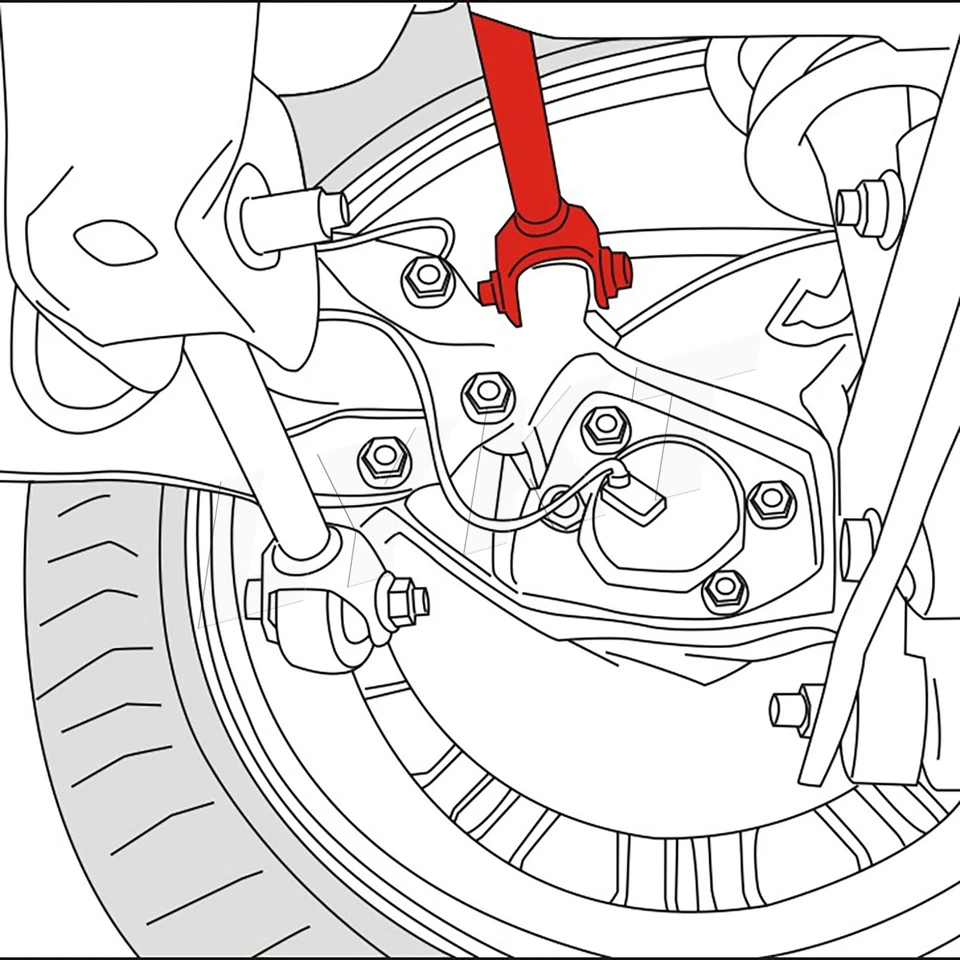 LYKT 2pcs Rear Adjustable Camber Control Arms Kit for Dodge Journey 2009-2010 - Изображение 2 из 4
