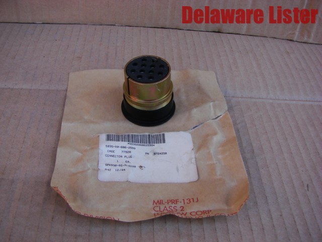 Military Radio/Truck Connector 12 Pin Plug/Socket #5935-00-686-2599 Surplus