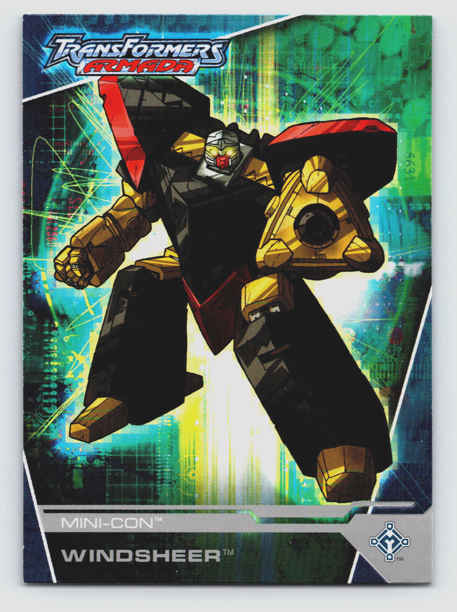 2003 Fleer Transformers Armada #54 Windsheer Mini Con Trading Card