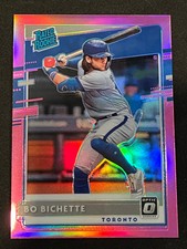 2020 Panini Donruss Optic Rated Rookies Retail Pink Prizm Bo Bichette Rookie RC
