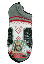 Star Wars 5 Pairs of Christmas Themed Ankle Socks Holiday Droids Xmas Women's