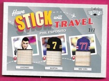 2021-22 Leaf Lumber Hockey PHIL ESPOSITO #HS-17 Have Stick Will Travel 2/7