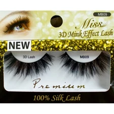 [4 PAIRS] MISS LASHES 3D Volume Tapered Natural Silk Eyelash Extension - MB09