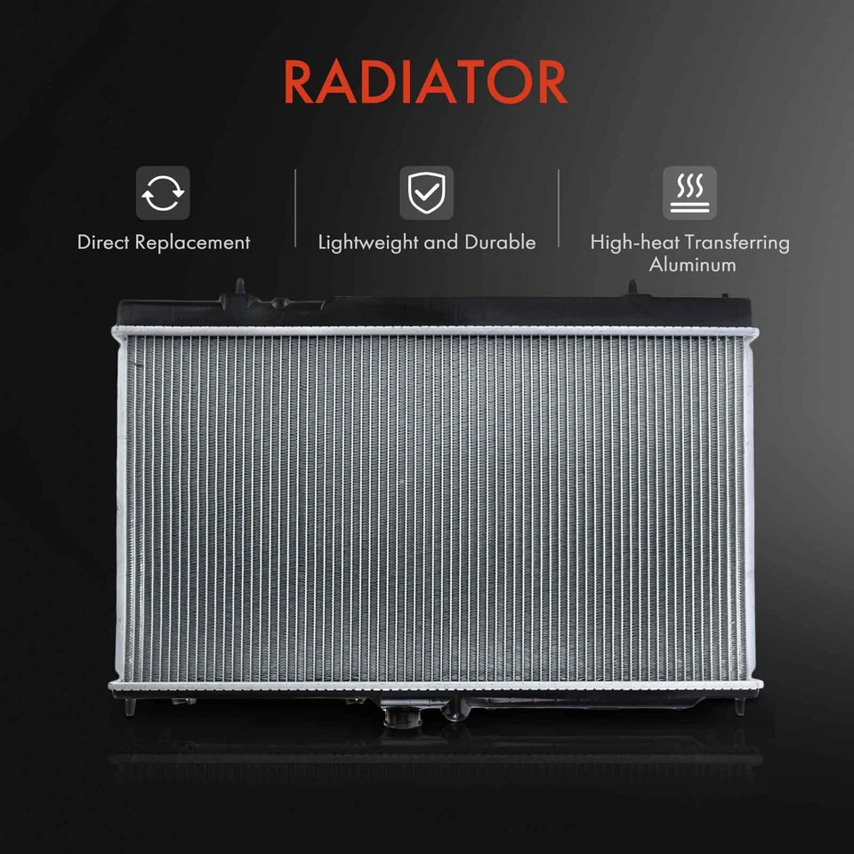 Radiador con enfriador de aceite para Ford Escort 91-02 Mercury Tracer 1,8 L 1,9 L 2,0 L automático Foto 3 de 4