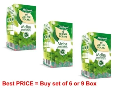 Melissen-Tee ''Melisa''  Herbapol Zitronenmelisse - Kräutertee, 60-180 Beutel - Bild 1 von 3
