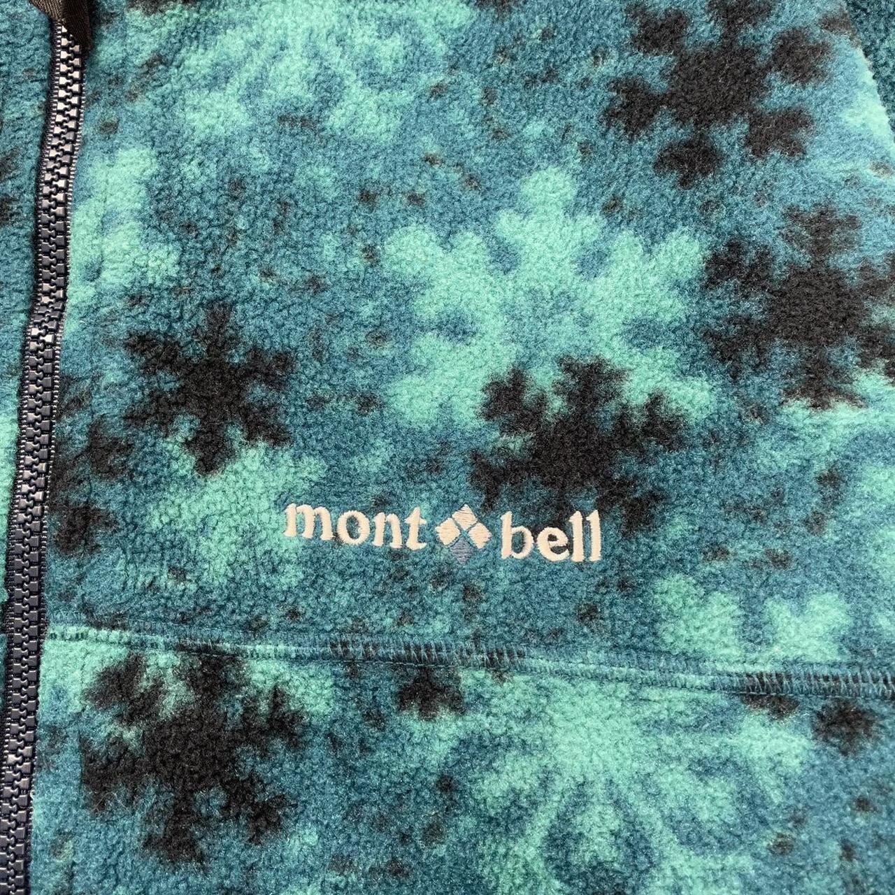 ARC'TERYX Montbell Snowflake Fleece Clima Plus Giacca Blu Uomo Taglia Media M