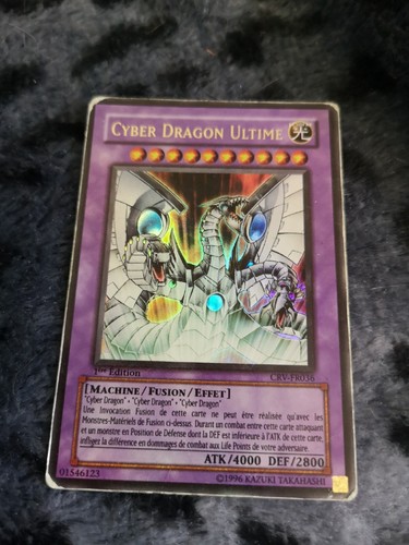 Yu-Gi-Oh! Carta Cyber Dragon (GLD1-EN022) - Gold Series 1 - Edizione Limitata Oro.