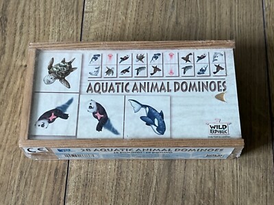 Wassertier Holzdominosteine von Wild Republic - neu/versiegelt