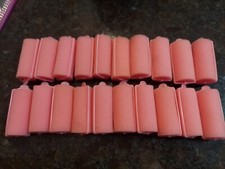 LOT OF 20 PINK SPONGE ROLLERS TWO INCH
