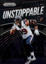 2019 Panini Prizm Unstoppable #UN-JJ J.J. Watt Houston Texans Football Card