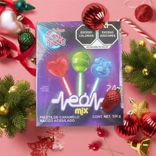 Dulces Cool Toons Neon Mix Lollipops