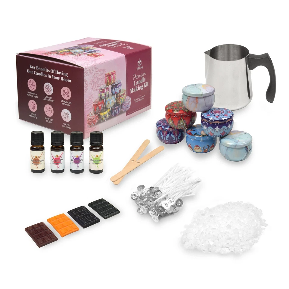 【🎁 Premium Candle Making Kit】Candle Dyes,Fragrance Oil,Candle Tins &  Gift Set - Image 2 of 4