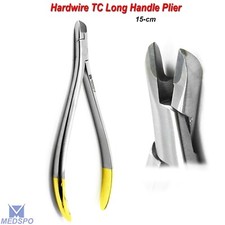 Orthodontic Hard Wire Cutter Braces Pin Ligatures Heavy Duty Pliers Long Handle