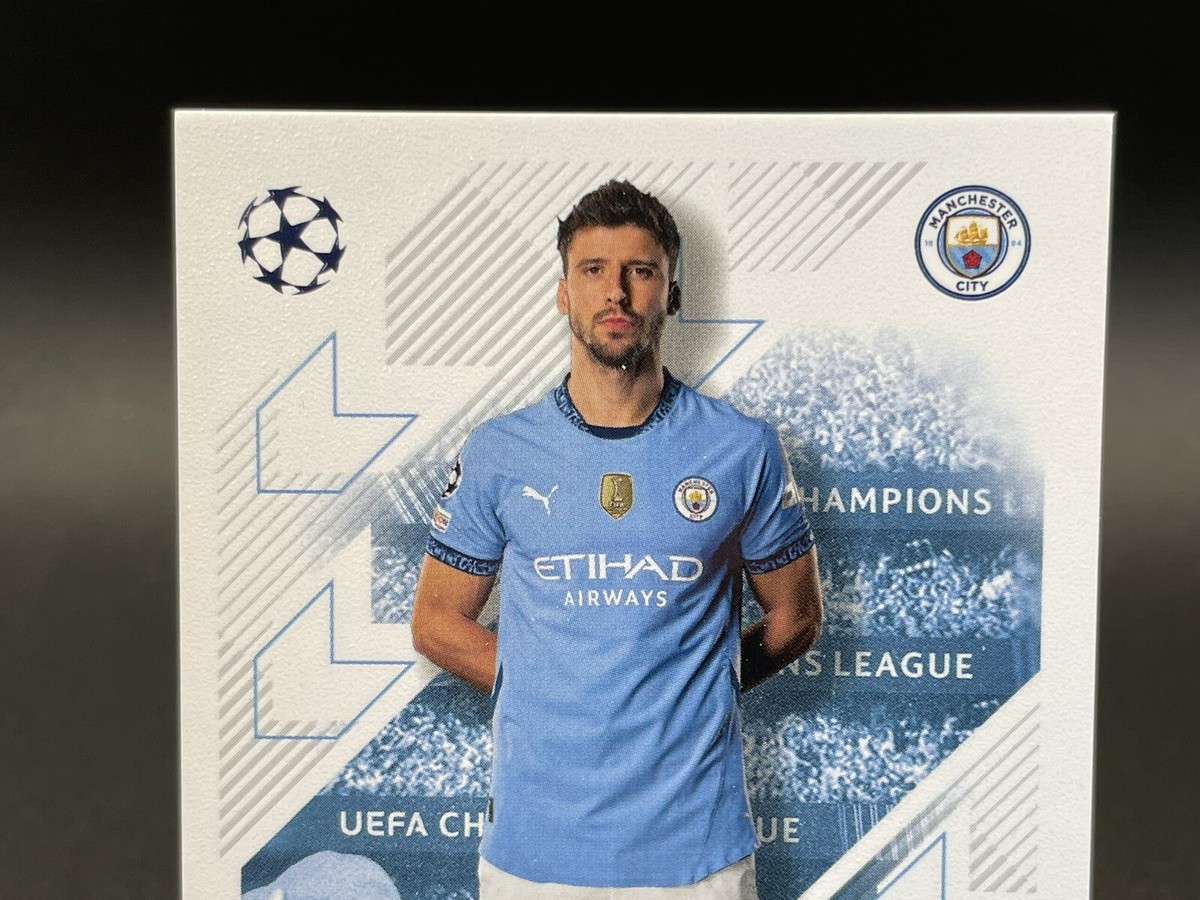 Carte Sportive Ruben Dias 1of1 Autograph - Topps Manchester City 24/25 - Édition Limitée