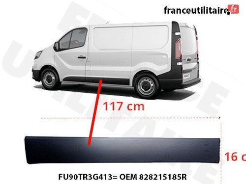 Baguette/moulure Latérale Gauche Pour RENAULT TRAFIC III L2H1 - Réf. 93867912 - Occasion