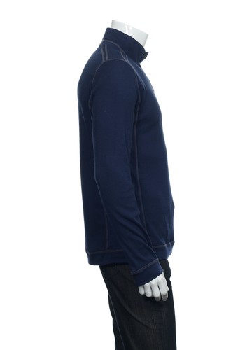 Alfani Men's Pullover Shirt (Large, Blue Notte CBO) - Picture 4 of 4