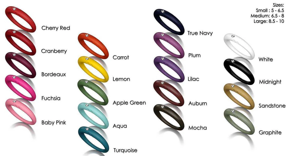 Auburn silicone deals ring