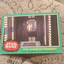 20th Century-Fox Star Wars Trading Cards Lot The swing to freedom! #219 (1977)